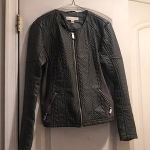 Faux leather jacket